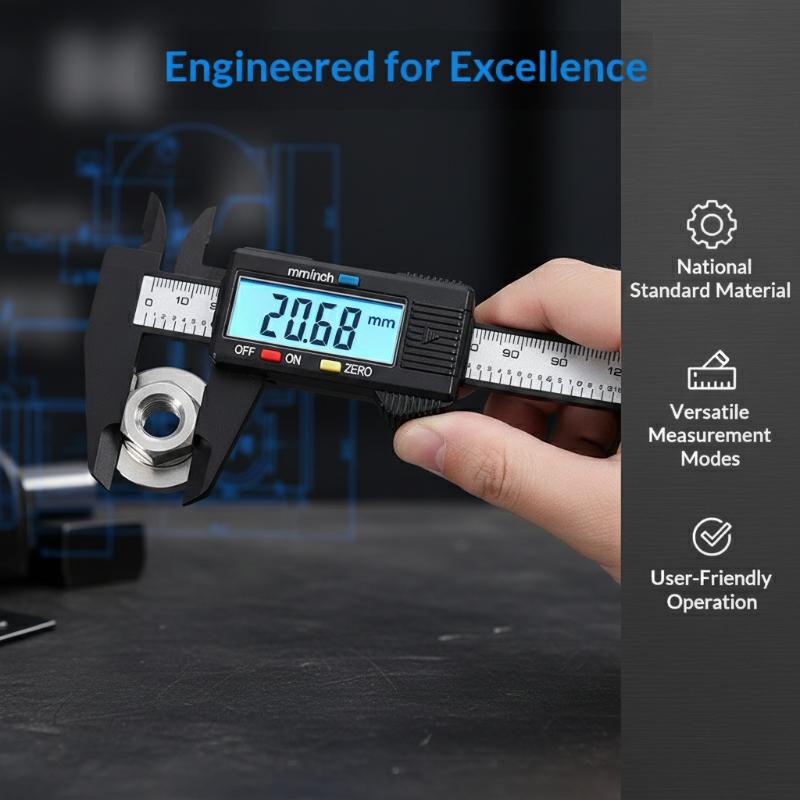 6インチデジタルノギス 0-150mm LCD電子メートル法 - Electronics Repair Garage のレビューと価格
