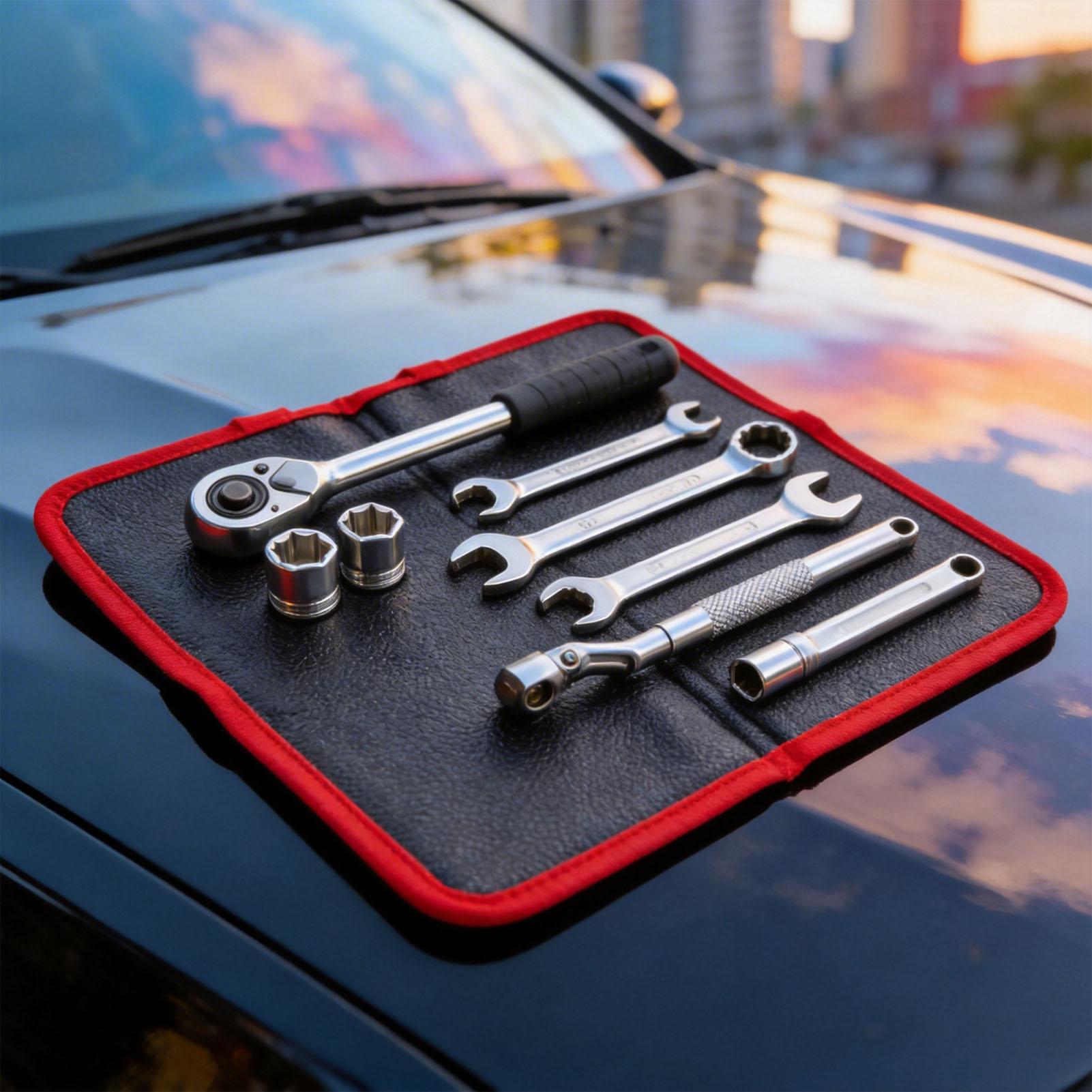 強力な磁石付き磁気ツールマット、ワークショップ、自動車修理、 - Electronics Repair Garage のレビューと価格