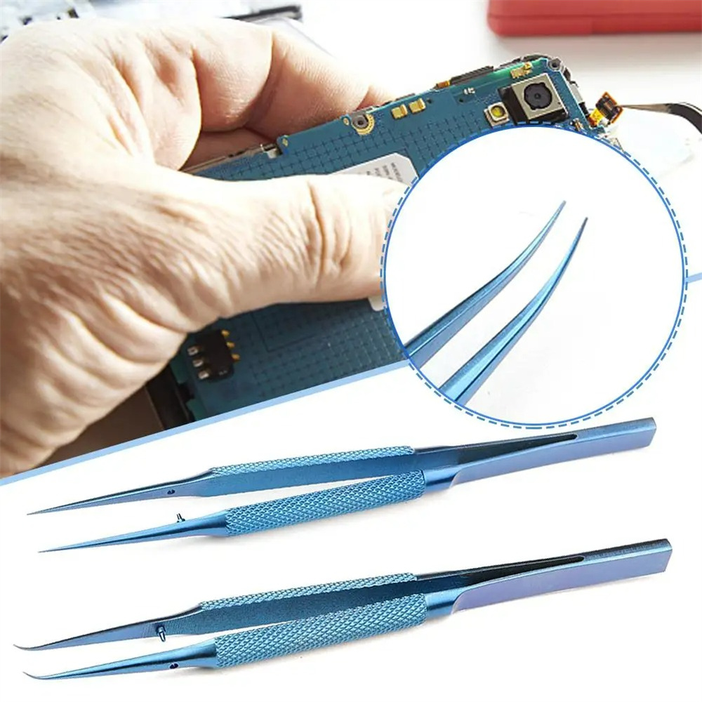 電子機器修理用チタン合金耐磁ピンセット、マザーボード、PCB - Smd Tweezer Set のレビューと価格