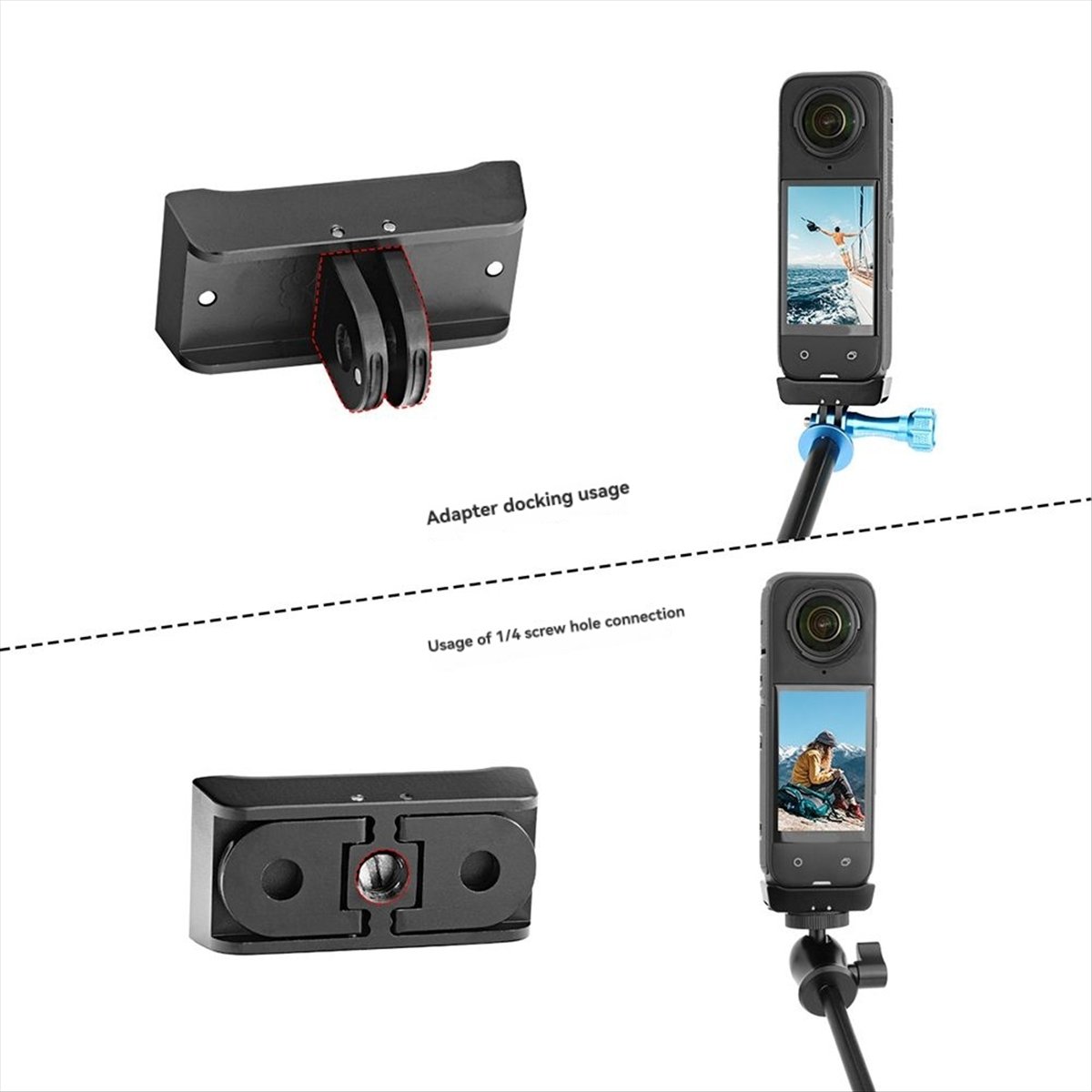 Insta360 X5 X4 カメラ用 A73T アダプター - Insta360 Camera X4 のレビューと価格
