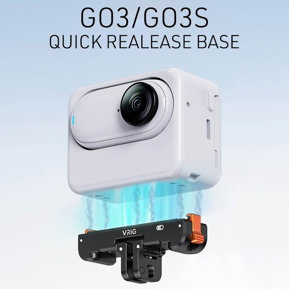 VRIG アルミニウム製磁気充電ベース Insta360 G - Insta360 Camera Go 3 のレビューと価格