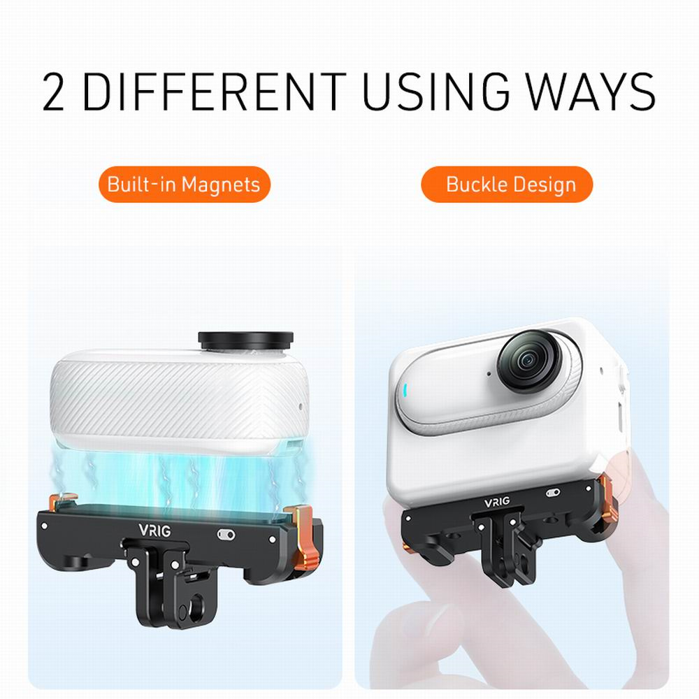 VRIG アルミニウム製磁気充電ベース Insta360 G - Insta360 Camera Go 3 のレビューと価格