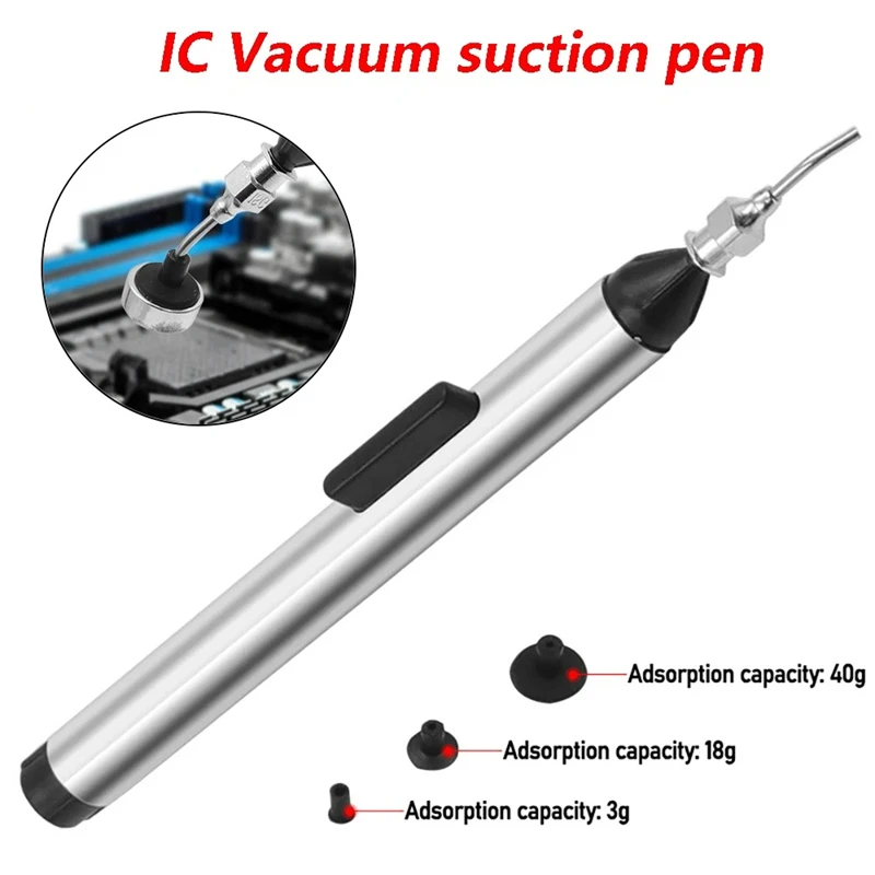 手動真空吸引ペンキット 3 ノズル SMD IC 抽出器チッ - Smd Tweezer Set のレビューと価格